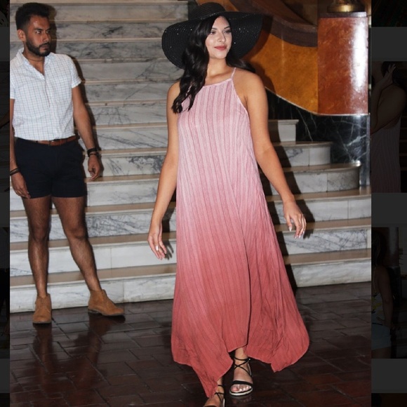 Maxi Dress Tie Dye Rose Pink NWT Size M - Picture 6 of 8